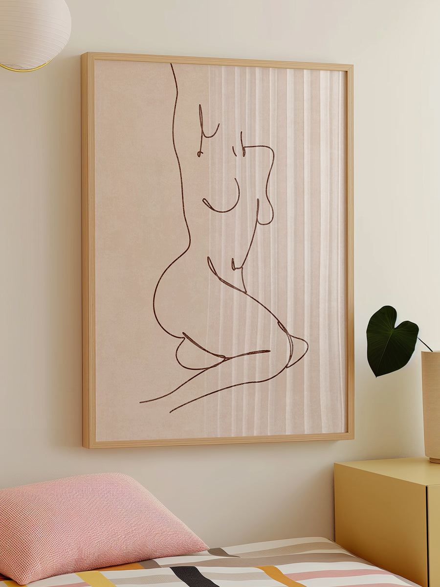 Line Art Woman Body