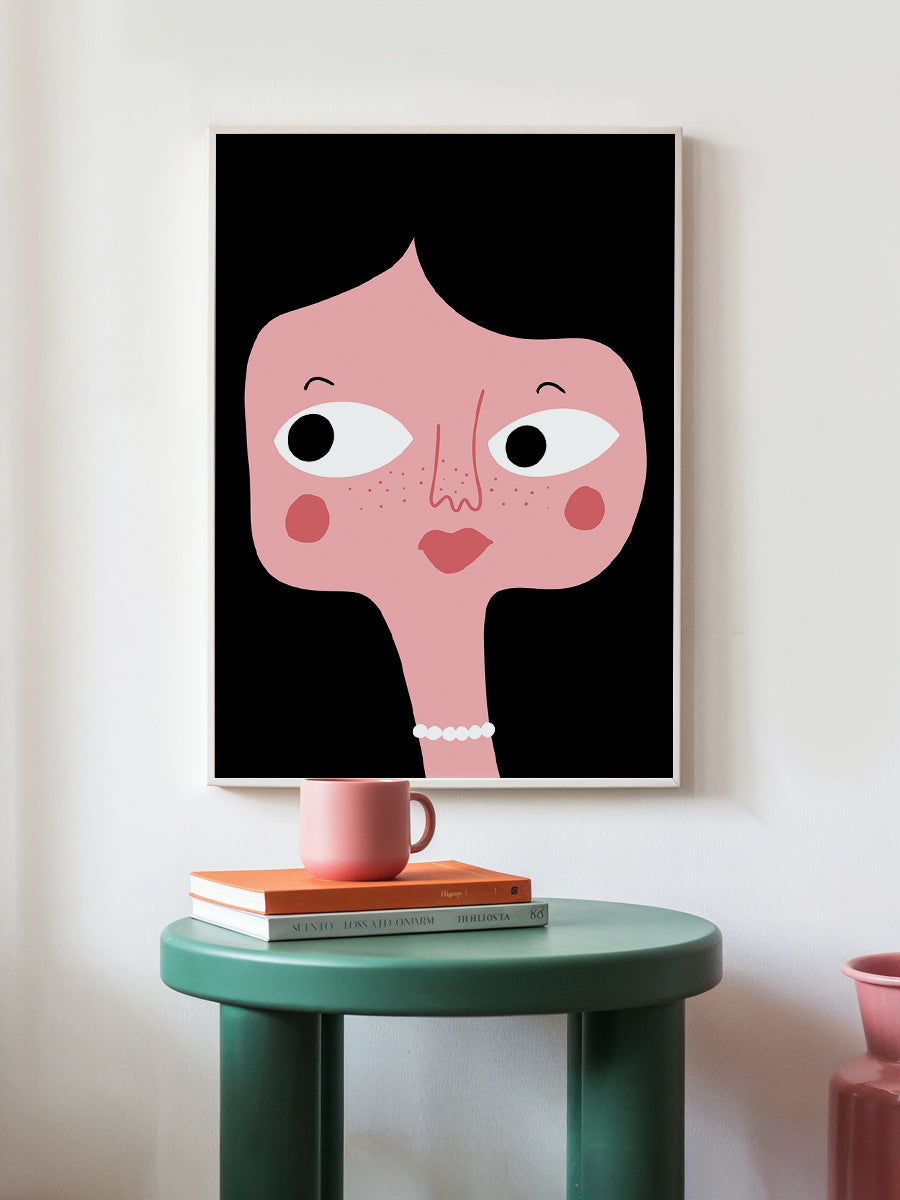 Quirky Pink Face