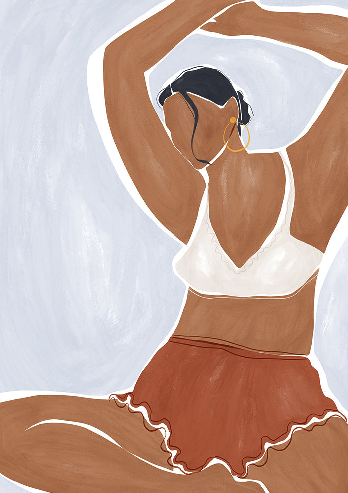 Woman Doing Yoga In Bikini