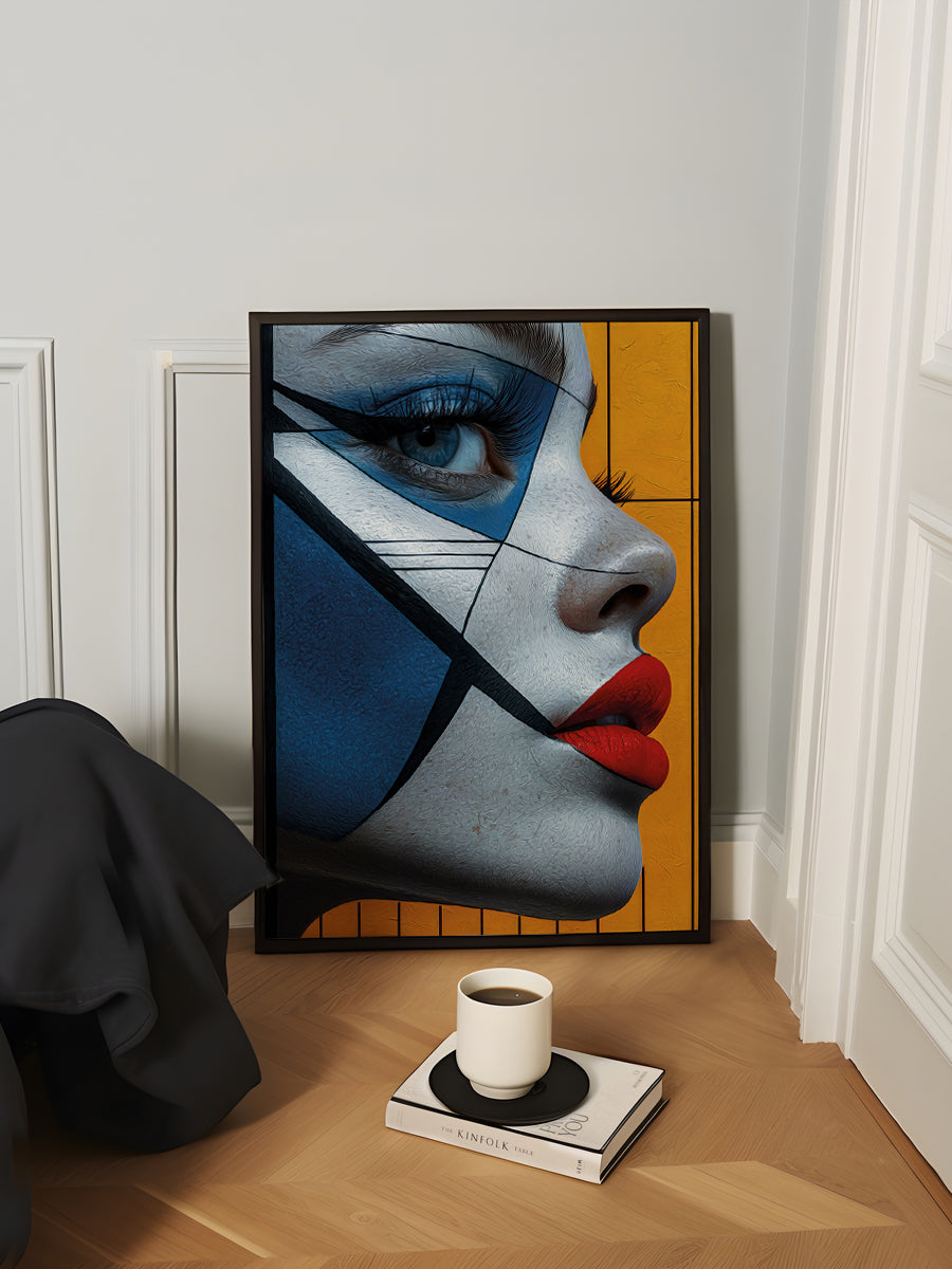 Geometric Pop Art Portrait
