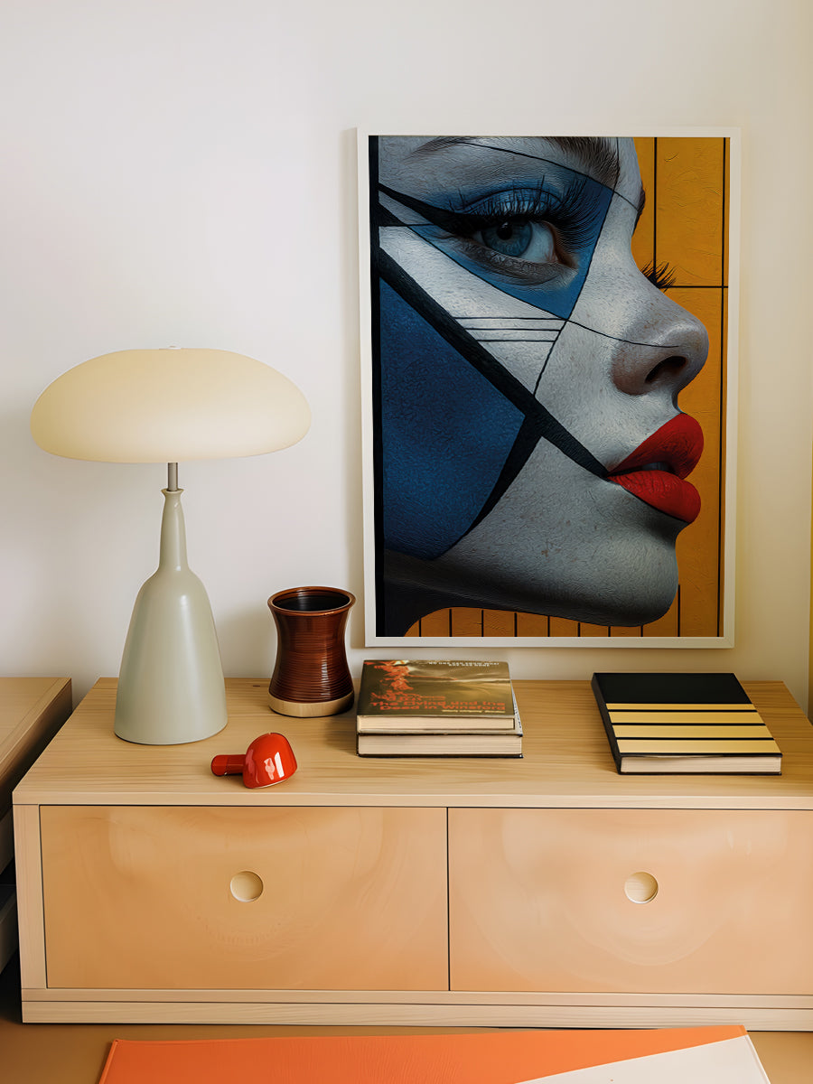Geometric Pop Art Portrait