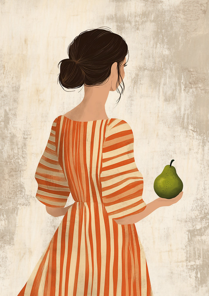 Woman in orange