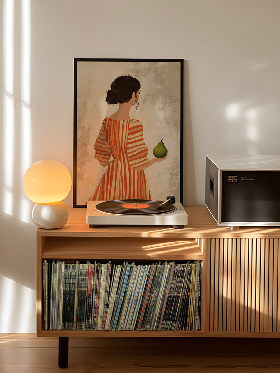 Woman in orange