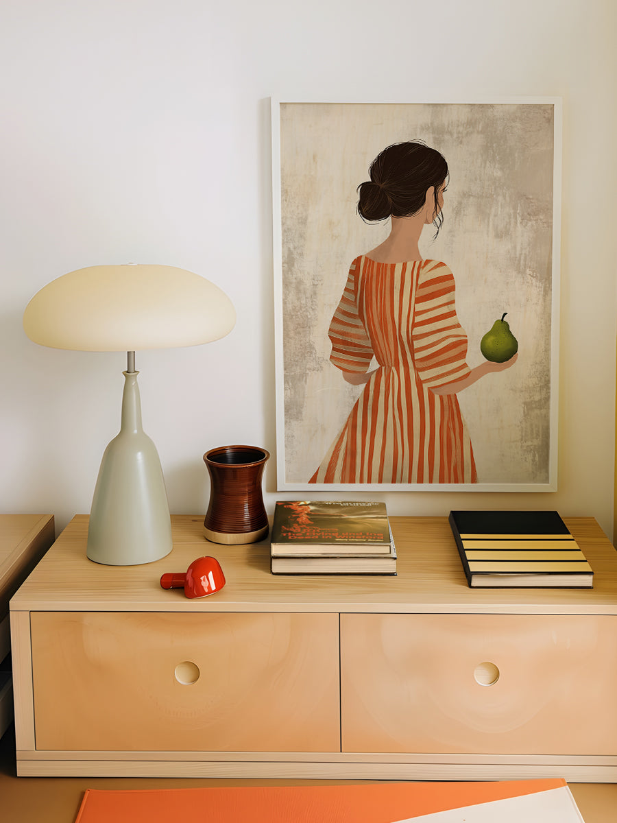 Woman in orange