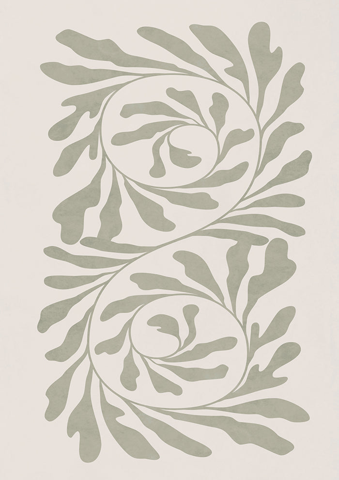 Olive Green Abstract