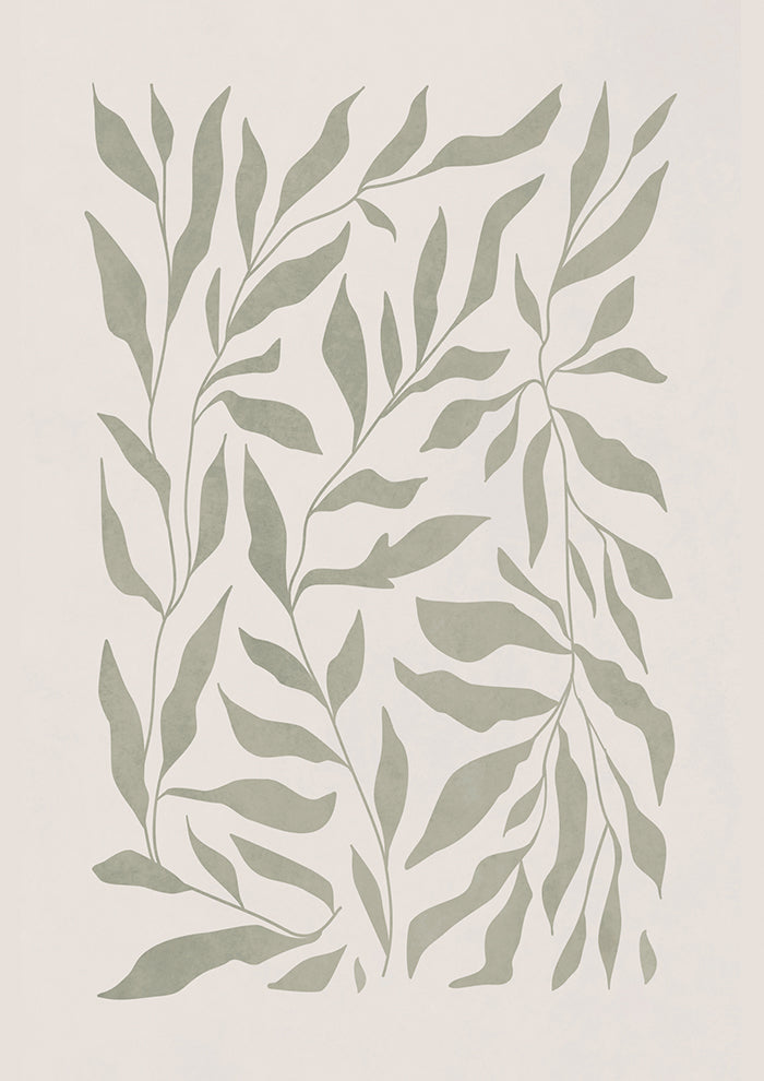 Olive Green Leaves