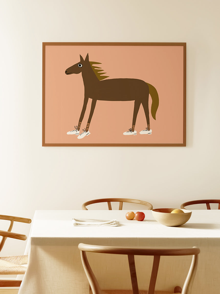 Horse with shoes