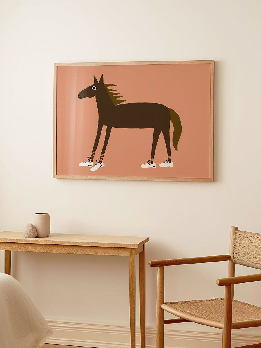 Horse with shoes