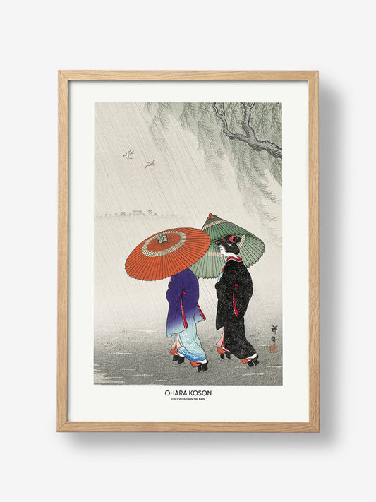 Two Women In The Rain