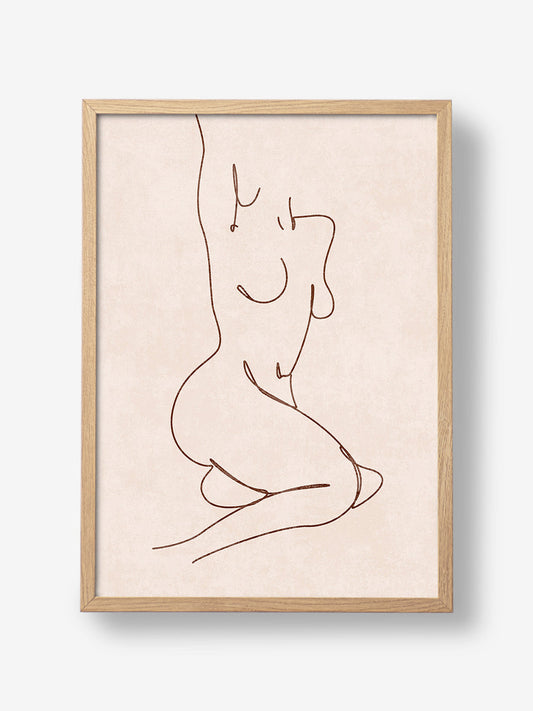 Line Art Woman Body