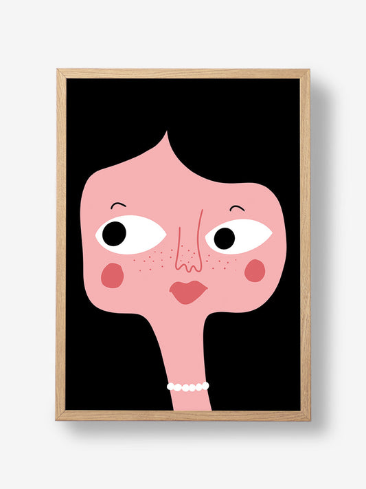 Quirky Pink Face