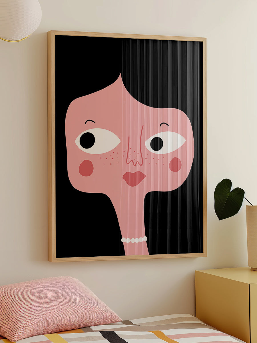 Quirky Pink Face