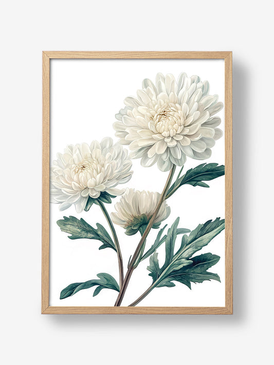 White Flower On White