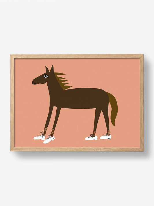 Horse with shoes